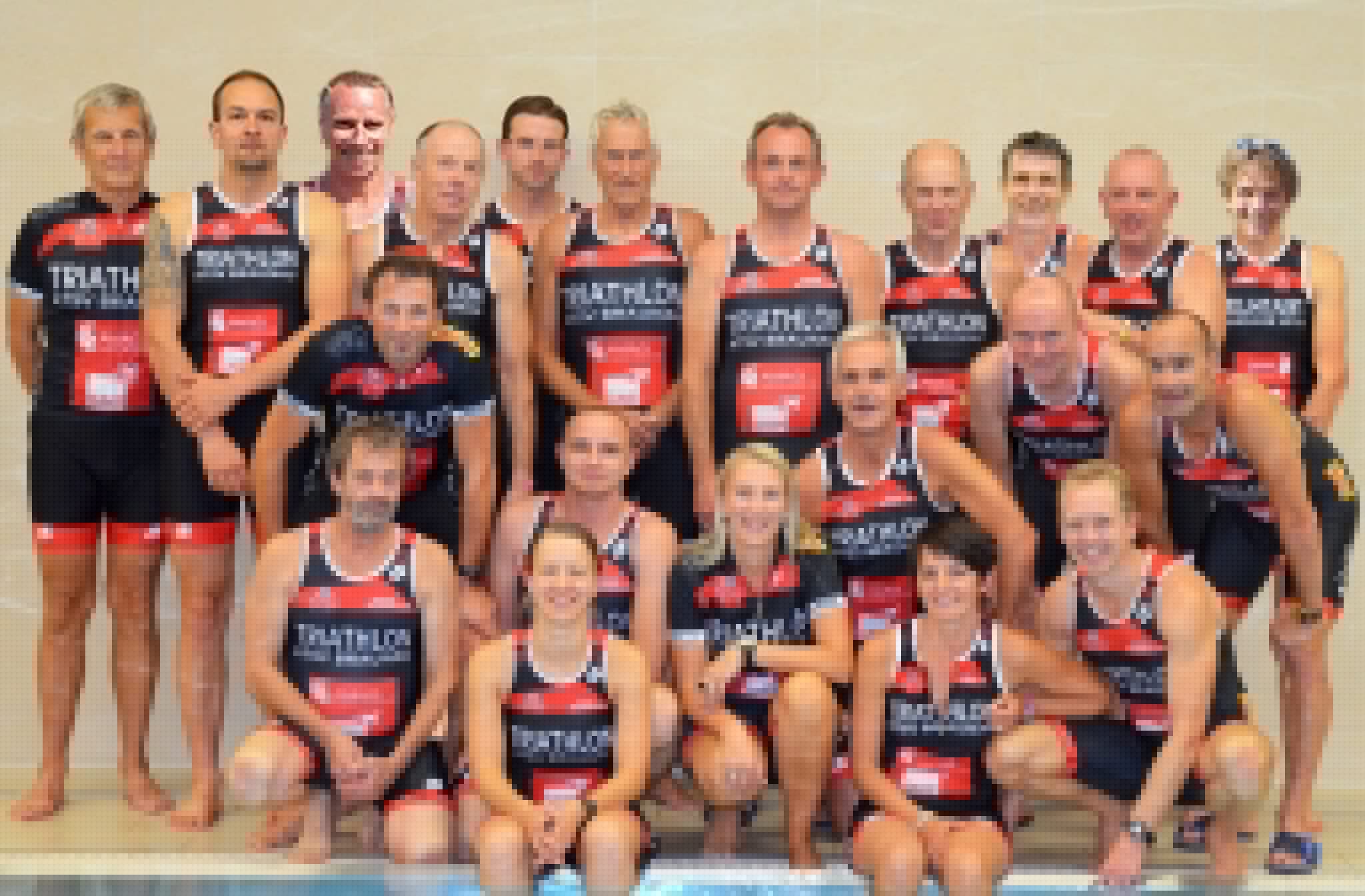 Archivfoto: Mitglieder des Triathlon ATSV Braunau am Beckenrand, 2013